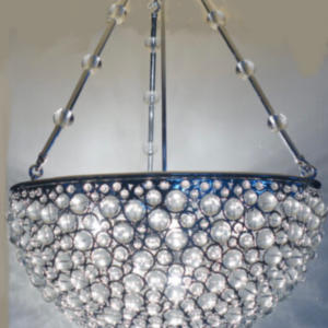 Bowl crystal chandelier