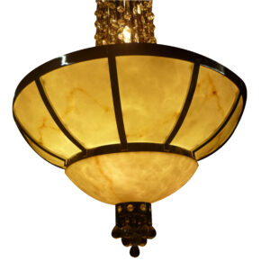 Alabaster chandelier custom