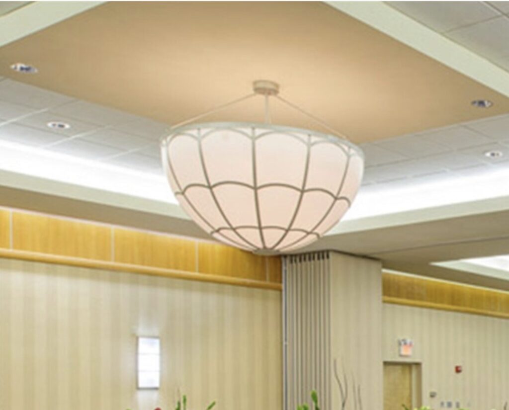 Hotel ballroom chandelier custom made lighting fixture